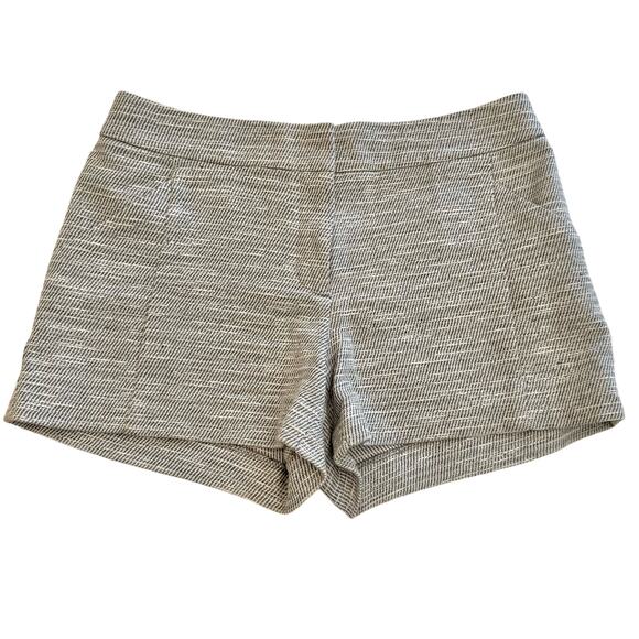 Ann Taylor Loft Gray Mid Rise Cotton Stretch Chino Shorts 2 NWOT - Picture 1 of 14